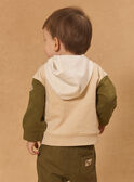 Gilet à capuche tricolore MAOCTAVE / 25E1BGO1GIL080