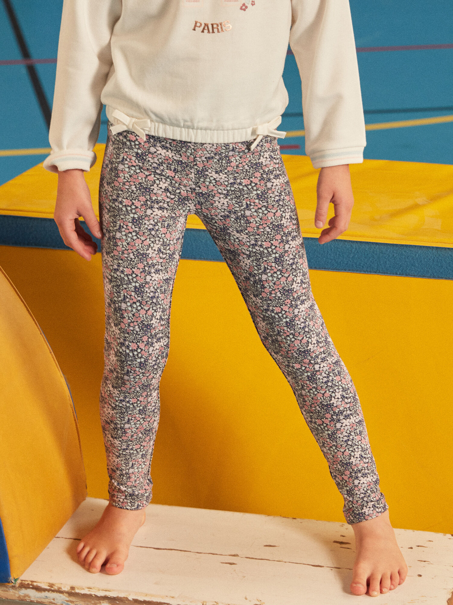 Legging jaune fille cheap