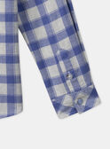 Chemise à Carreaux Bleu MEMINAGE / 25E3PG81CHM001