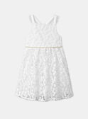 Robe tulle à fleurs brodées MRELEFETTE / 25E2PFL3ROB001