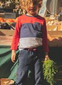 T-shirt à rayures rouge, blanc et bleu marine FRIXOLAGE3 / 23E3PGB2TML506
