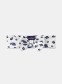 Bandeau noeud imprimé fleur MADANIELA / 25E4BF81BAN114