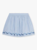 Jupe réversible à imprimé fleuri enfant fille CYAJUPETTE / 22E2PFK1JUP001