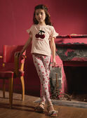 t-shirt cerise à sequins MOKETTE / 25E2PFJ3TMCD317