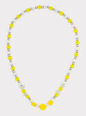 Collier jaune RYECHETTE / 19E4PFS1CLI106
