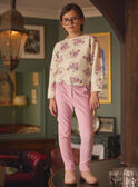 Pantalon en velours  rose LADOSETTE / 24H2PFQ1PAND329
