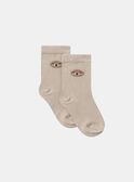 Chaussettes uni tête d'ourson  LAFILOU / 24H4BGK2SOQ080