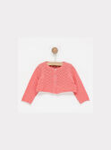 Cardigan rose NAIZIA / 18E1BFG1CARD309