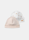 Lot de 2 bonnets de naissance NOUR / 25H0AF21BNA318