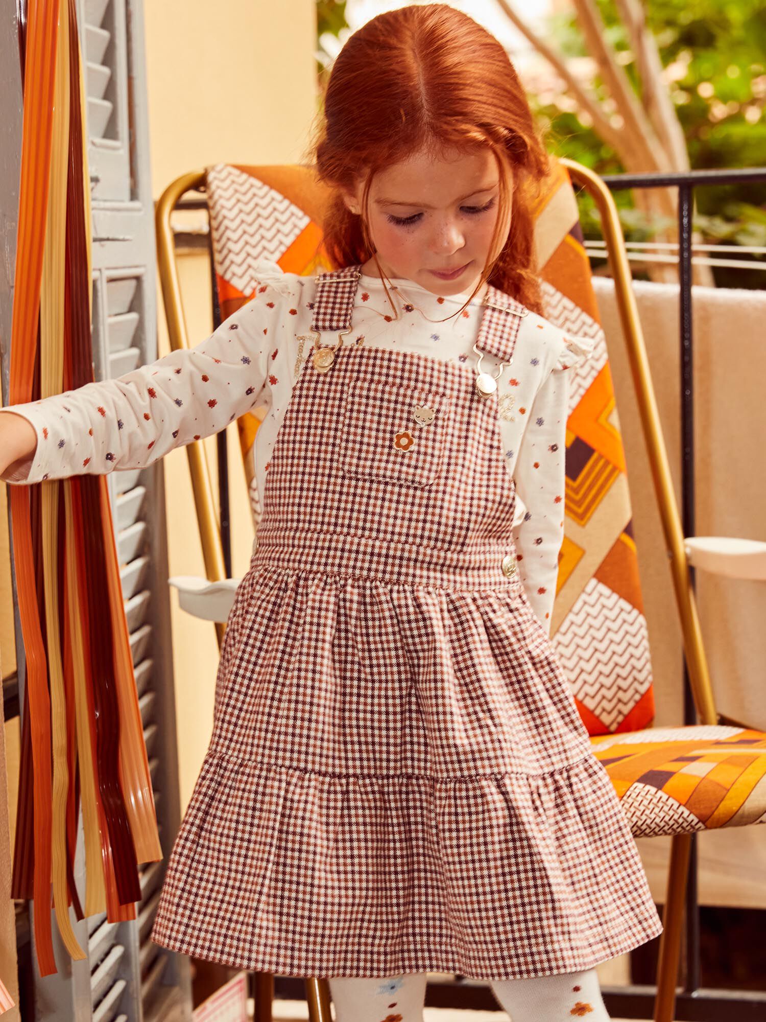 Robe salopette sale fille