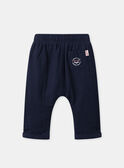 Pantalon bleu marine Bébé Garçon NAISAAC / 25H1BGP1PAN070