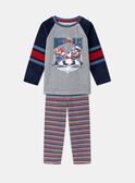 Pyjama velours Hockey  LECHOAGE / 24H5PG41PYJ943