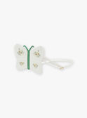Sac besace papillon pailleté écru et vert GESACETTE / 23H4PF81BES001