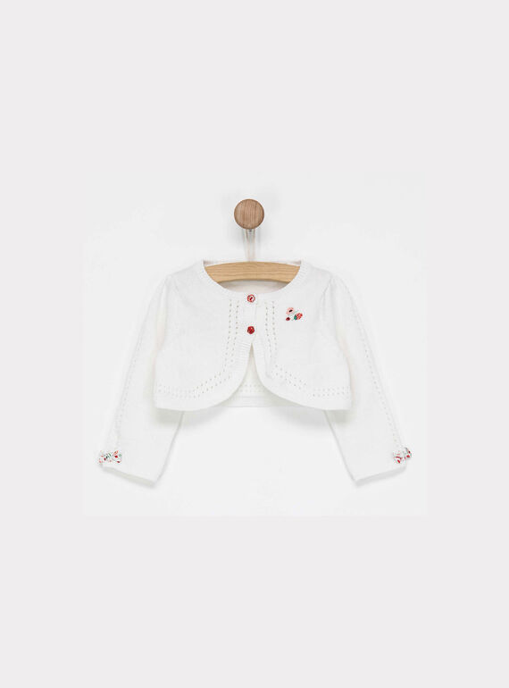 Cardigan ecru NADIVINE / 18E1BF82CAR001