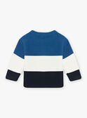 Pull tricolore à motif singe bébé garçon CARAYNAL / 22E1BGK1PUL703