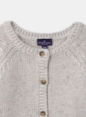 Cardigan chiné fleurs  MABELLE / 25E1BF71CAR006