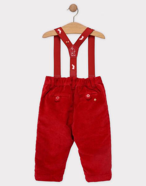 Pantalon Bebe Garcon Rouge A Bretelles Pantalon Et Jean Bebe Sergentmajor