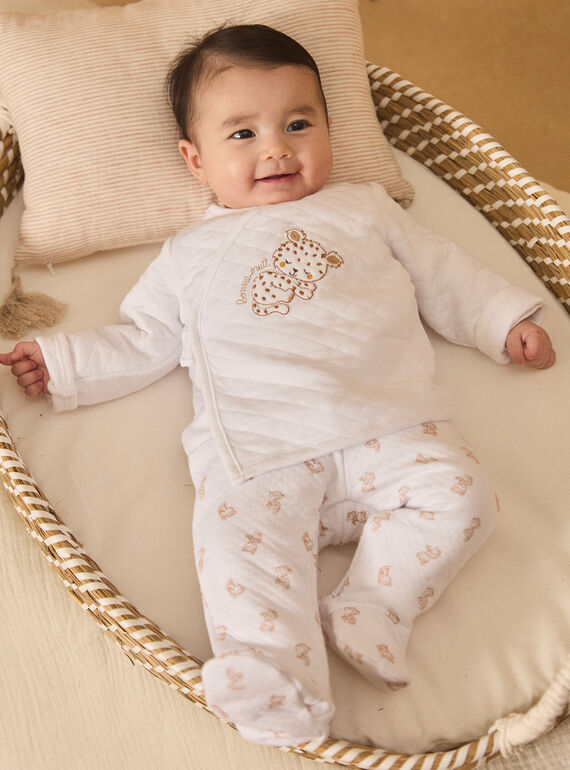 Pyjama deux pièces en tubique MONTAN / 25E0NM13ENS000