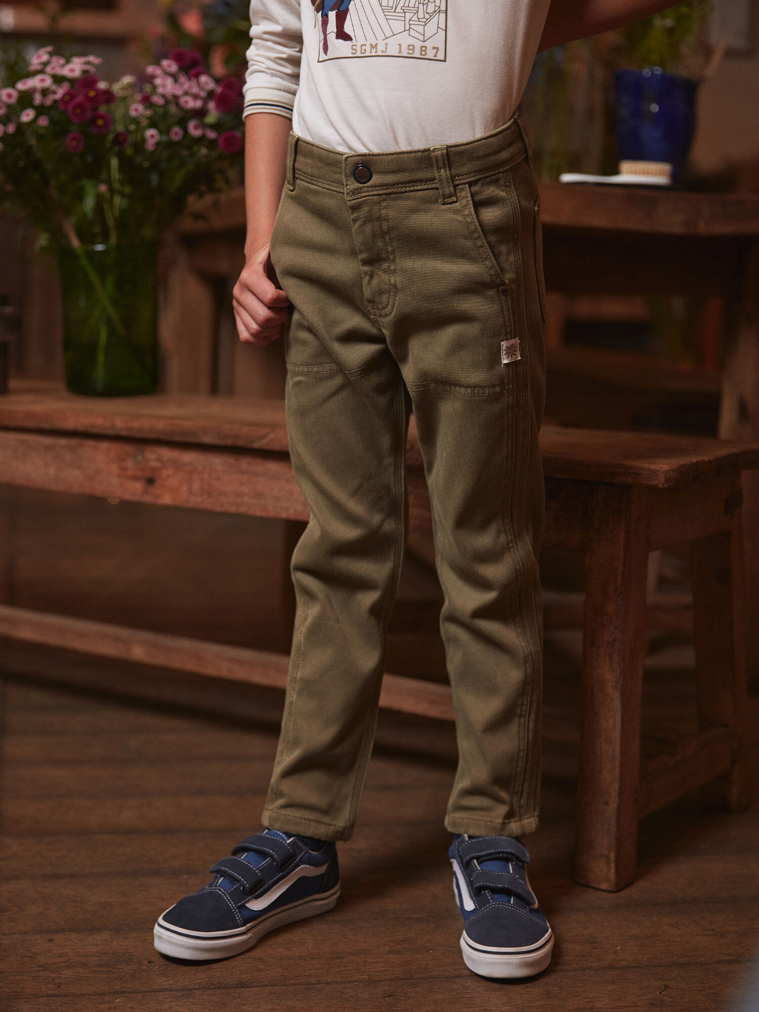 Pantalon Jean Nouvelle Collection Imprimes exclusifs Mode Enfant de 0 a 11 ans Sergent Major