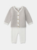 Ensemble de naissance pantalon et gilet NOEVAN / 25H0CM21ENSI814