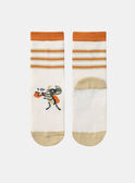 Chaussettes Ecrue KASOCAGE / 24E4PG31SOQ009