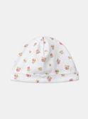 Ensemble de naissance en maille ajourée haut + pantalon + bonnet MORANE / 25E0NF15ENS000