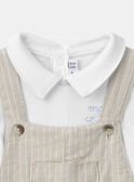 Ensemble body tshirt et salopette courte MAENRICK / 25E1BGL1ENSA016
