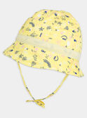 Chapeau jaune avec motifs NAFEE / 18E4BFF1CHA010
