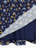 Robe bleu marine à imprimé fleuri GIRAFETTE / 23H2PF91ROB070