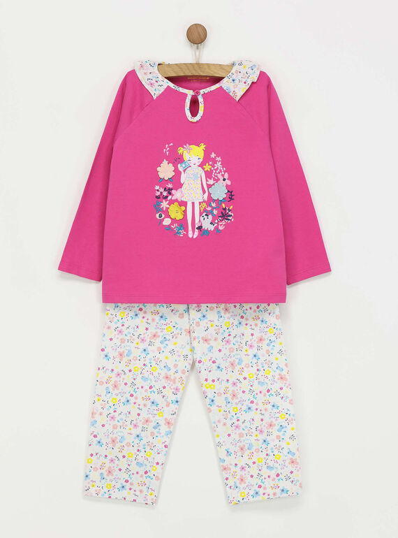 Pyjama fuchsia REJALETTE / 19E5PF73PYJ304