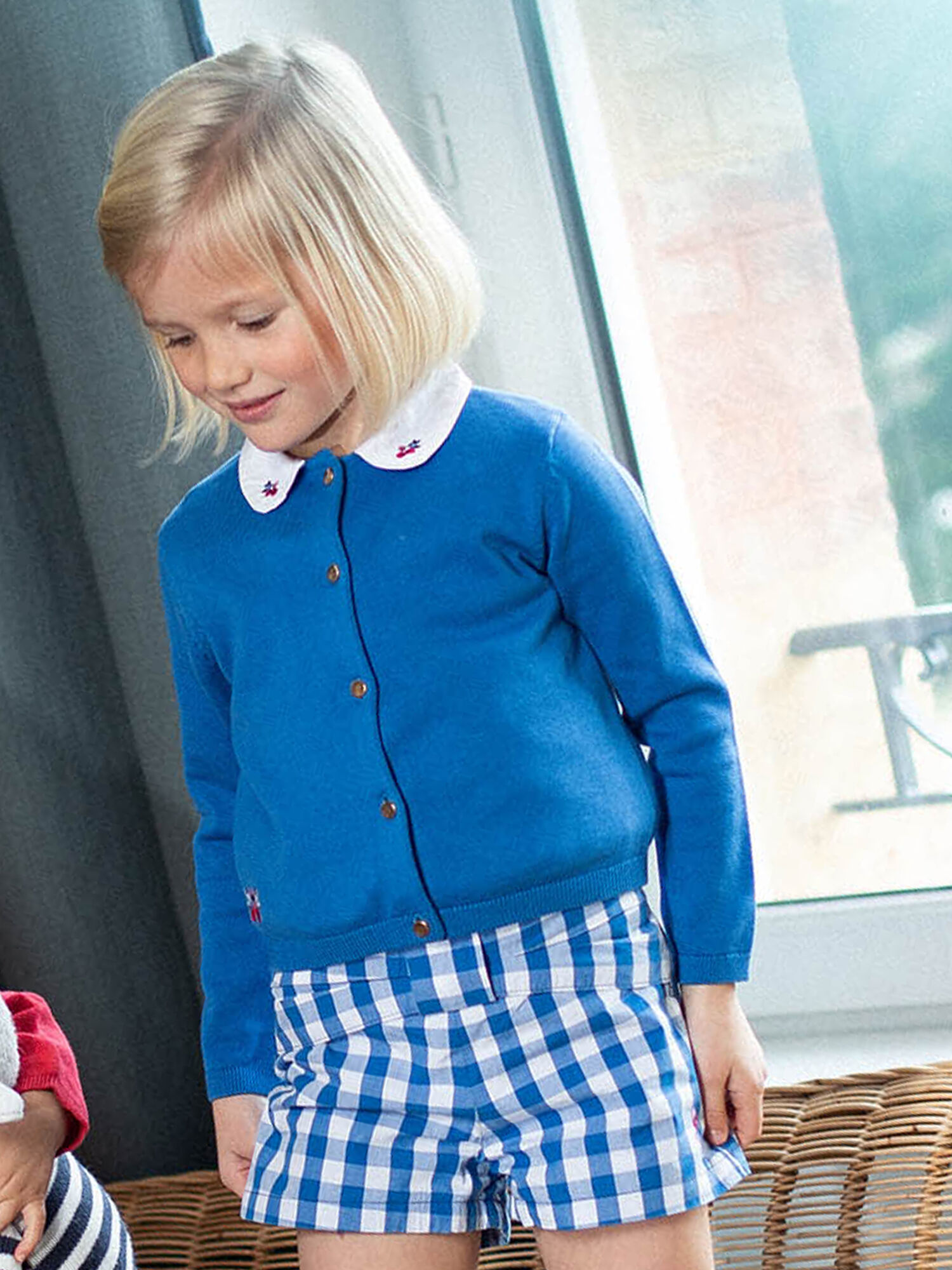 Short a carreaux fille cheap
