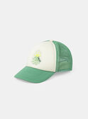 Casquette vert sapin et écru Garçon NAFOAMAGE / 25H4PGJ1CHAG625