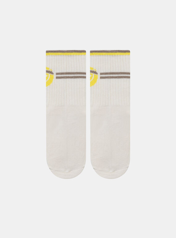 Chaussettes à motif balle de tennis KORIBAGE / 24E4PGD1SOQ000
