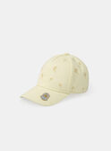 Casquette jaune brodée palmiers  MLACAPAGE / 25E4PGK1CHA104