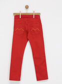 Pantalon rouge NIBOIFAGE / 18E3PGI1PAN511