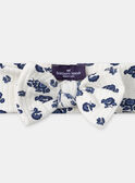 Bandeau noeud imprimé fleur MADANIELA / 25E4BF81BAN114