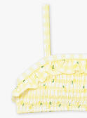 Ensemble maillot de bain jaune à imprimé citrons KLUCITETTE / 24E4PFG2D4L001