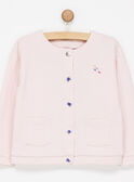 Cardigan rose NUAPETTE / 18E2PFQ1CAR301