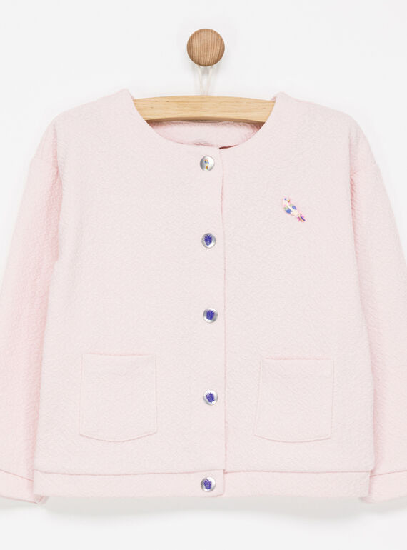Cardigan rose NUAPETTE / 18E2PFQ1CAR301