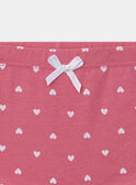 Lot de 5 culottes à rayures, imprimés ou uni Fille NEJUETTE / 25H5PFC3SHY001