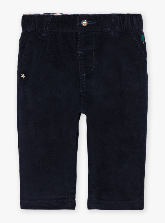 Pantalon en velours à bretelles ajustables DAWALLON / 22H1BG61PANC205