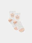 Chaussettes Ecrue LAELINA / 24H4BFK1SOQ001