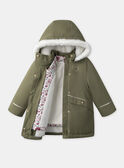 Parka 3 en 1 vert kaki Fille NINUPETTE / 25H2PFE1PAR626