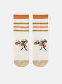 Chaussettes Ecrue KASOCAGE / 24E4PG31SOQ009