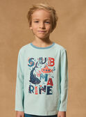 Pyjama Sous-marin en jersey MUISUBAGE / 25E5PGE5PYJC242