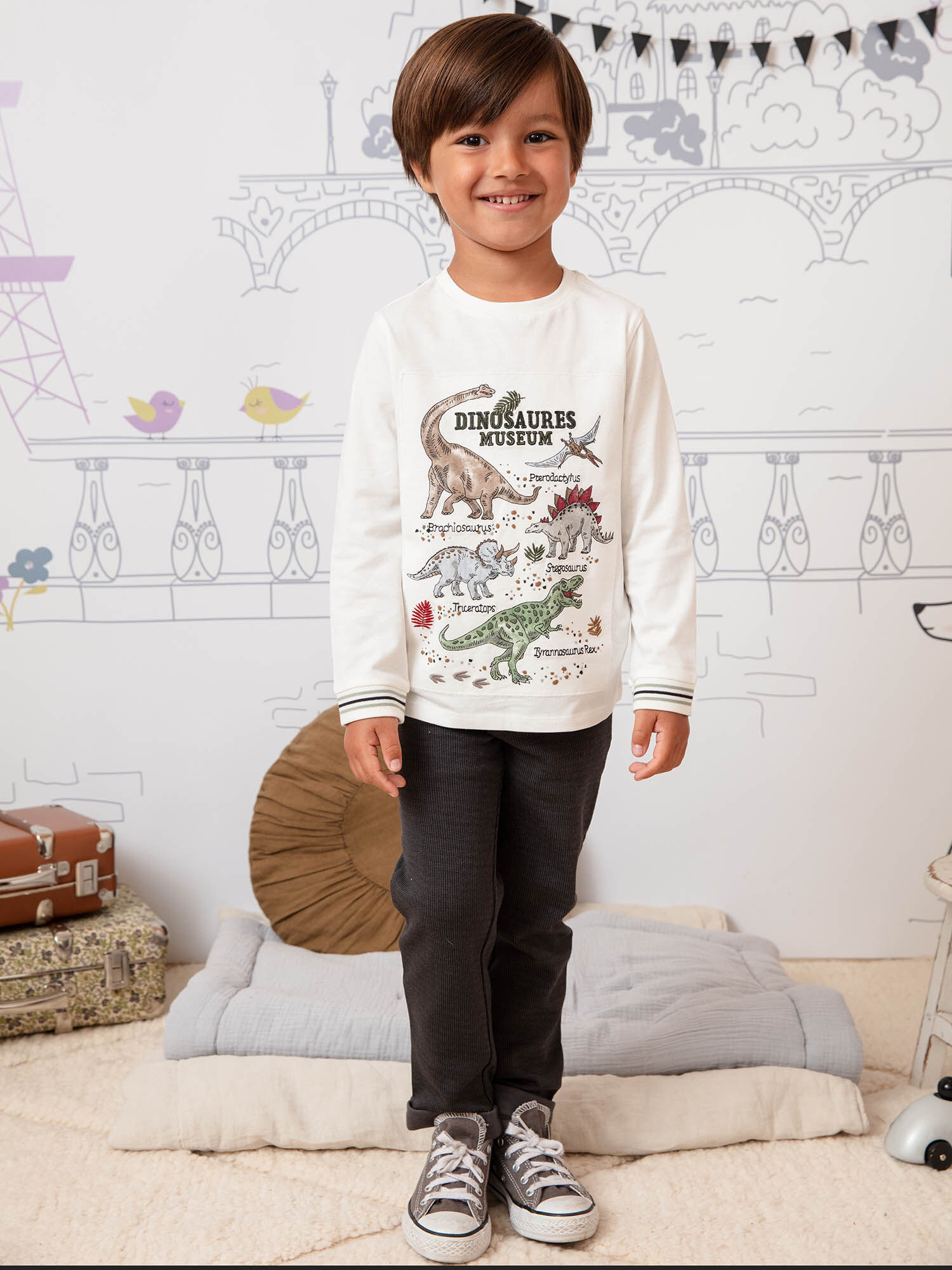 Pantalon à carreaux enfant on sale