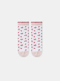 Chaussettes jacquard cerises MLUCHOETTE / 25E4PFQ1SOQ000
