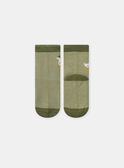 Chaussettes vert kaki avec oies Bébé Garçon NAKIWI / 25H4BGQ2SOQ612