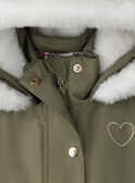 Parka 3 en 1 vert kaki Fille NINUPETTE / 25H2PFE1PAR626