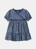 Robe cache-coeur fleuri MAFLORENCE / 25E1BFL1ROB070